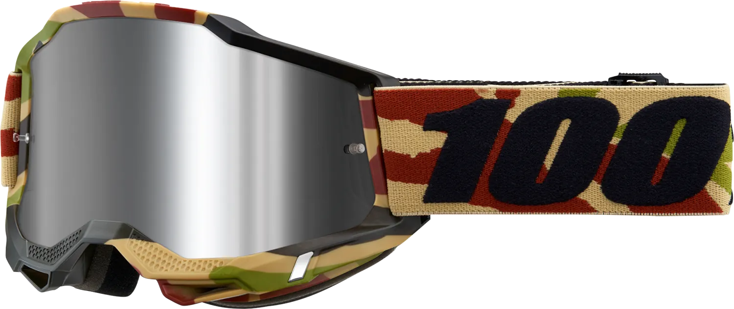 100% Accuri 2 Goggles - Mission - Silver Flash Mirror 50014-00021