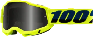 100% Accuri 2 Sand Goggles - Fluo Yellow - Smoke 50020-00003