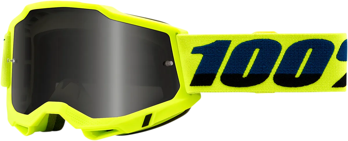 100% Accuri 2 Sand Goggles - Fluo Yellow - Smoke 50020-00003