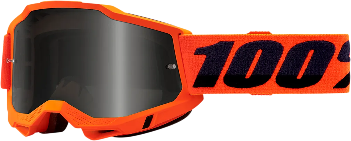 100% Accuri 2 Sand Goggles - Neon Orange - Smoke 50020-00004