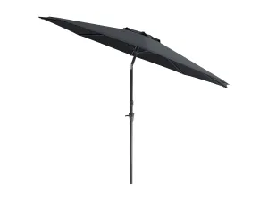 10ft Wind Resistant Black Patio Umbrella
