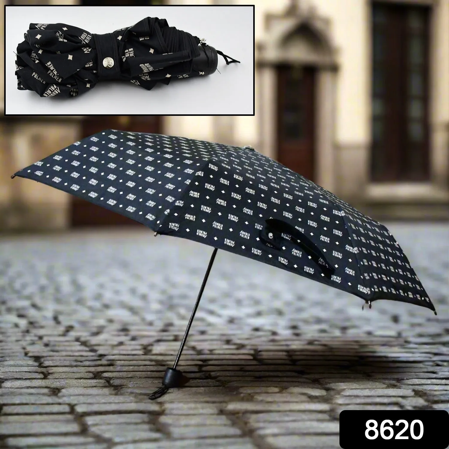 3-Fold Sun & Rain Protective Solid Foldable Umbrella (1 Pc / Mix Color)