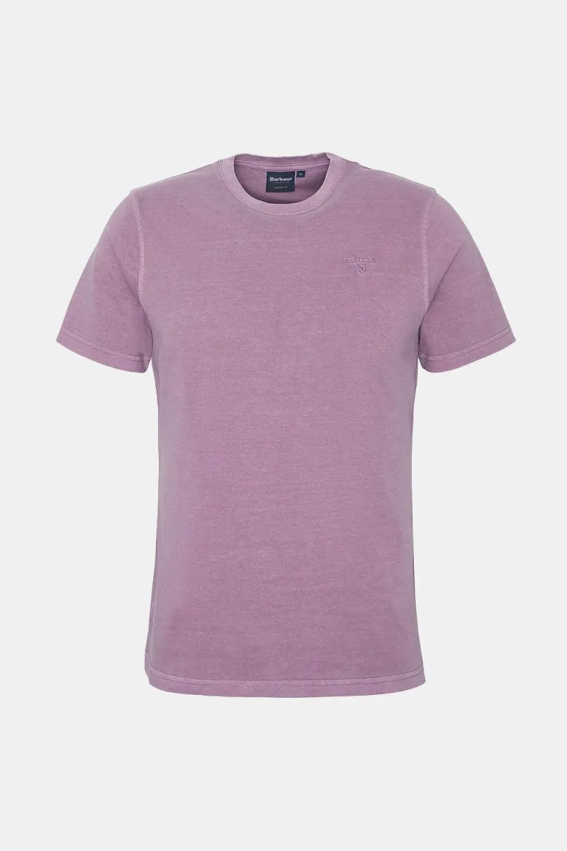 Barbour Garment Dyed T-Shirt (Purple)