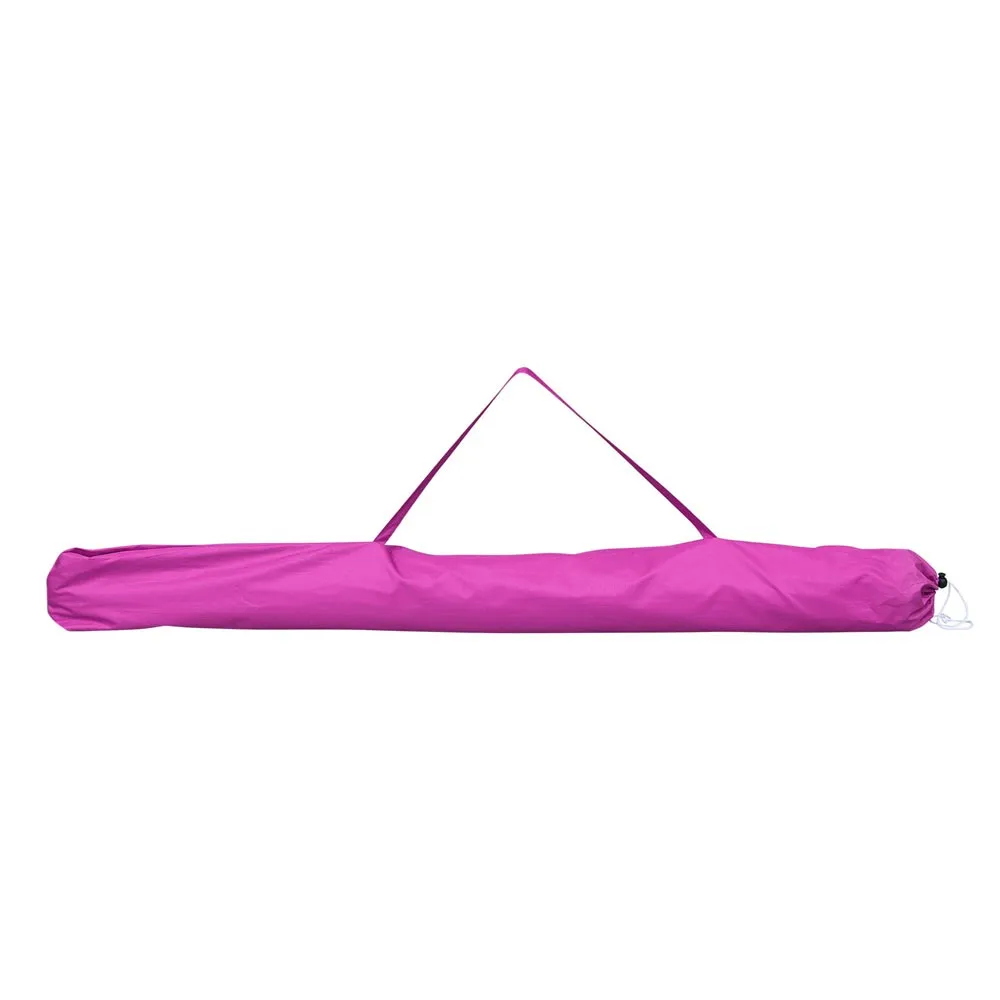 Beach Umbrella w/ Sand Anchor 8ft Tilt 12-Rib