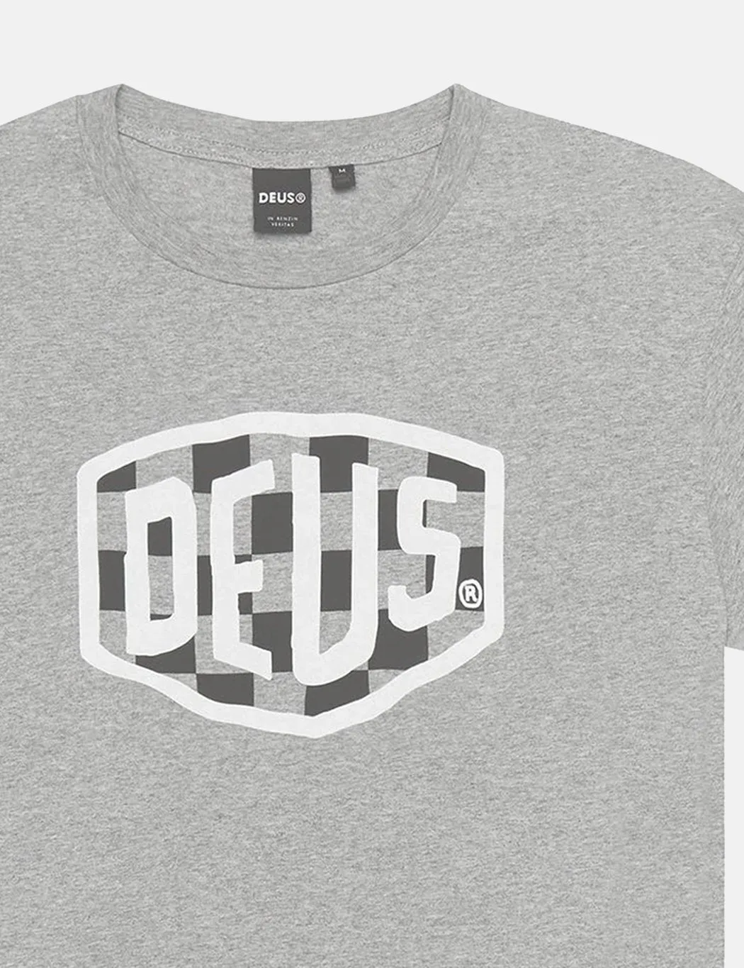 Deus Ex Machina Moto Shield T-Shirt - Grey Marle