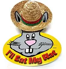 'I'll Eat My Hat' Edible Sombrero Hat