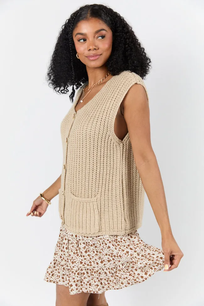 Life In A Flash Oversized Sweater Vest SALE