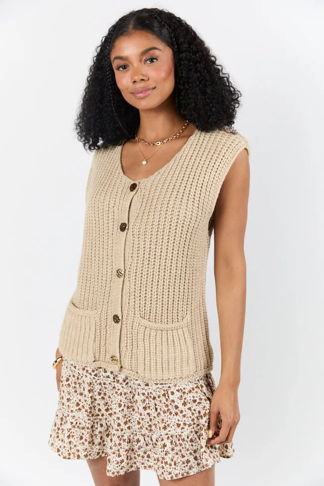 Life In A Flash Oversized Sweater Vest SALE