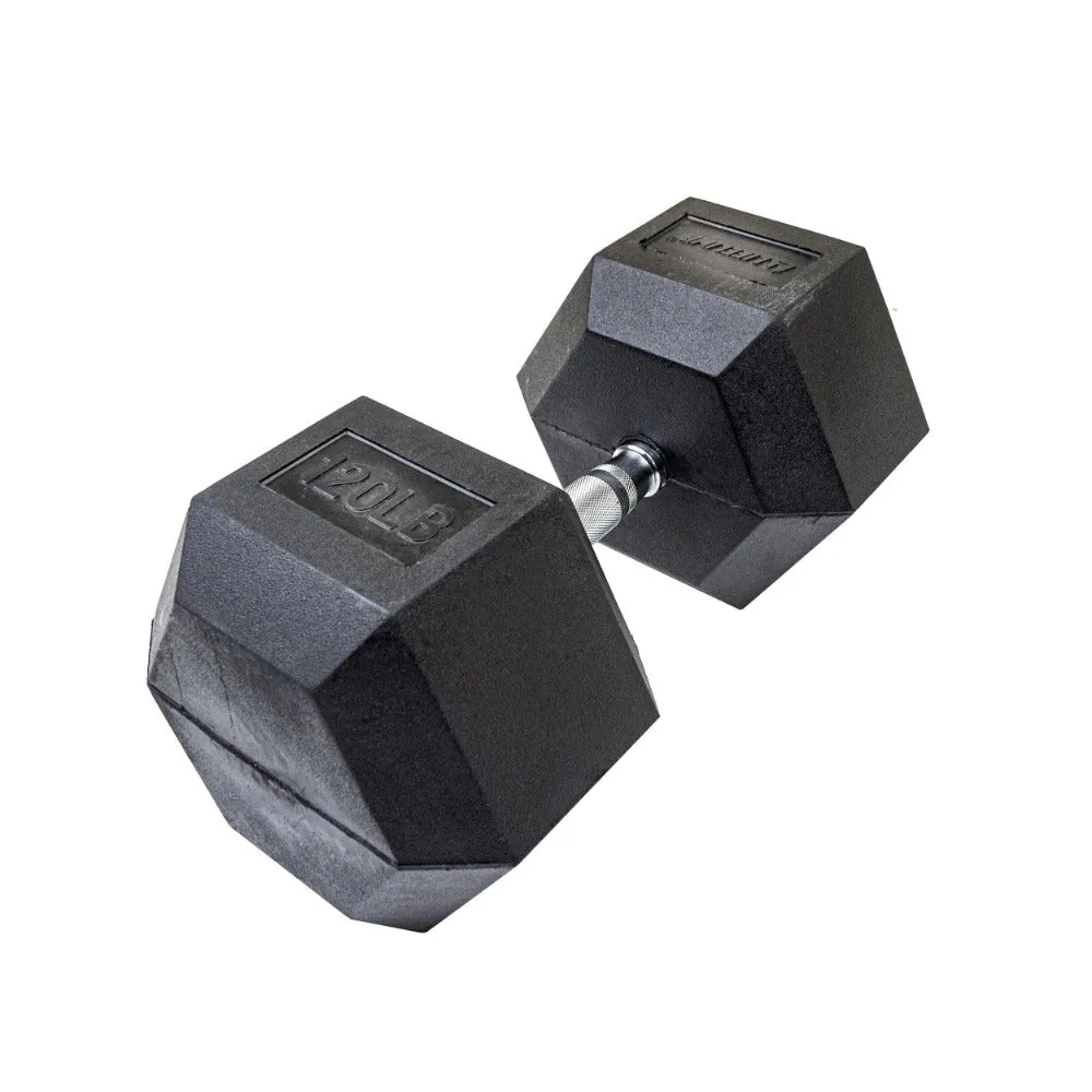 Lifeline Hex Rubber Dumbbells