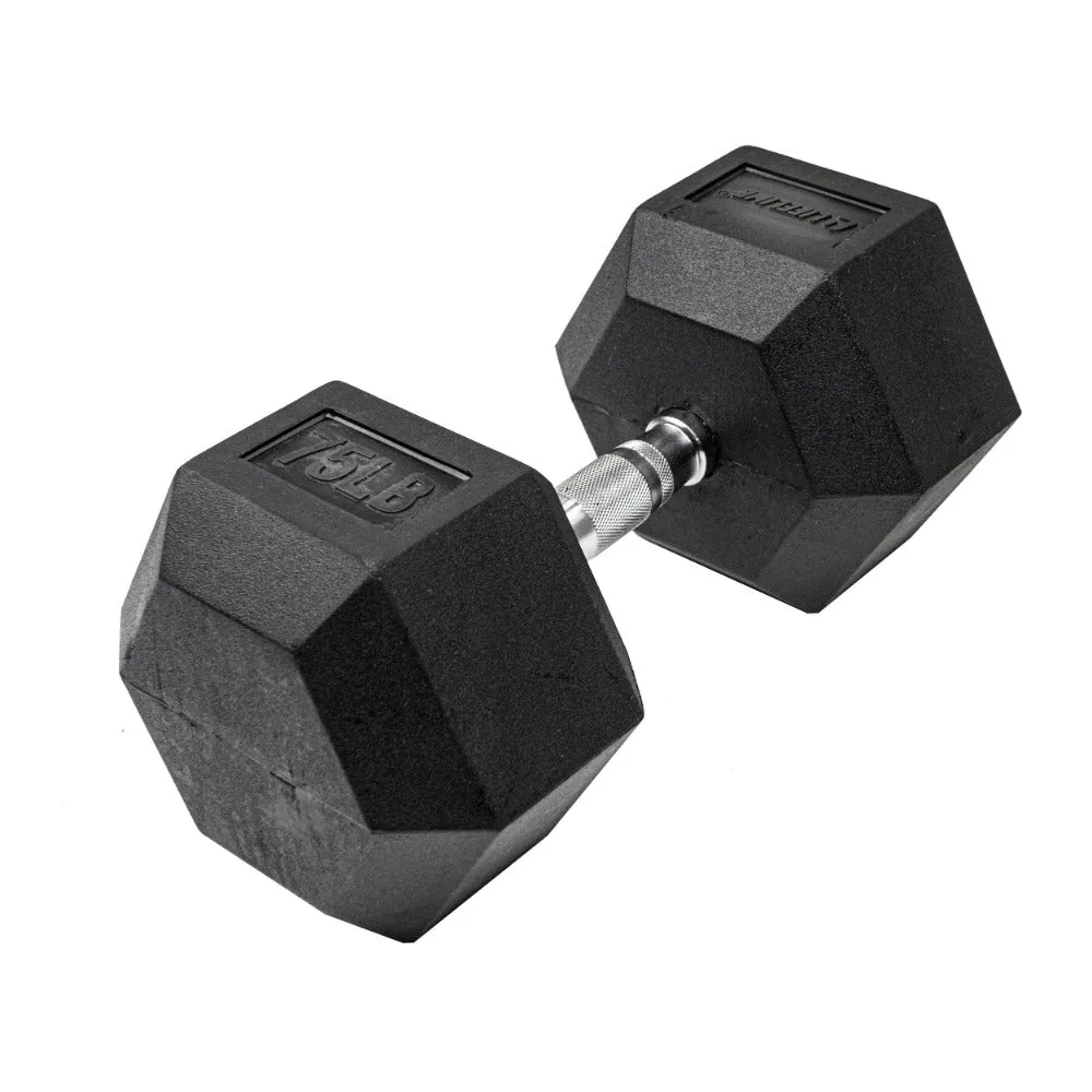 Lifeline Hex Rubber Dumbbells