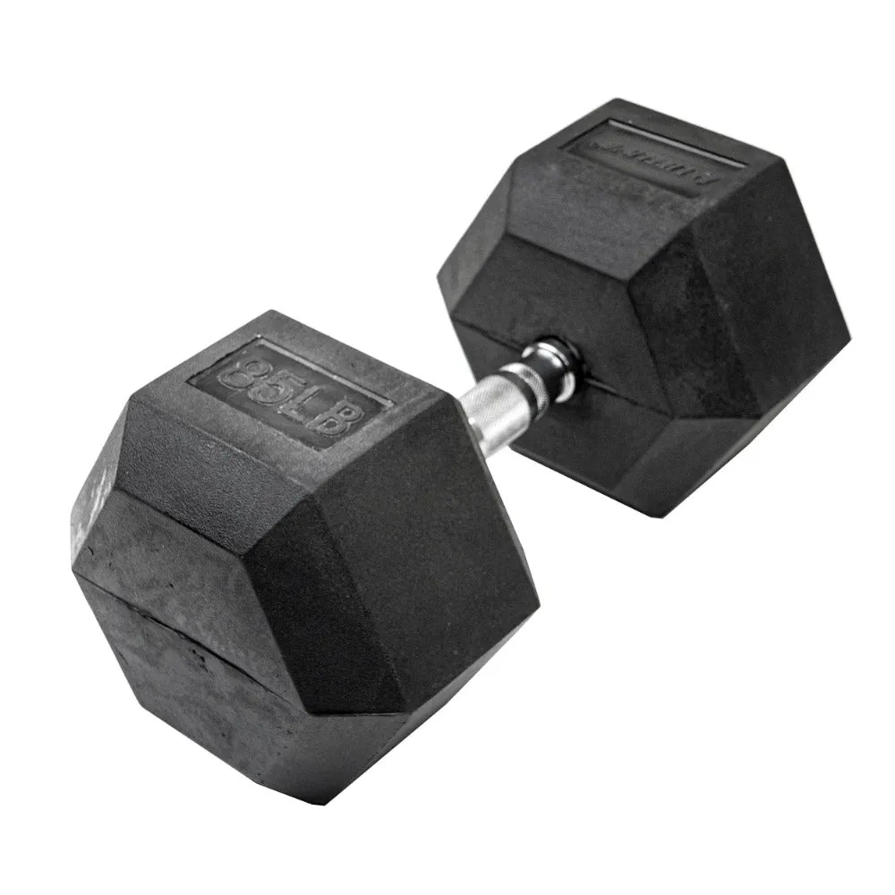 Lifeline Hex Rubber Dumbbells