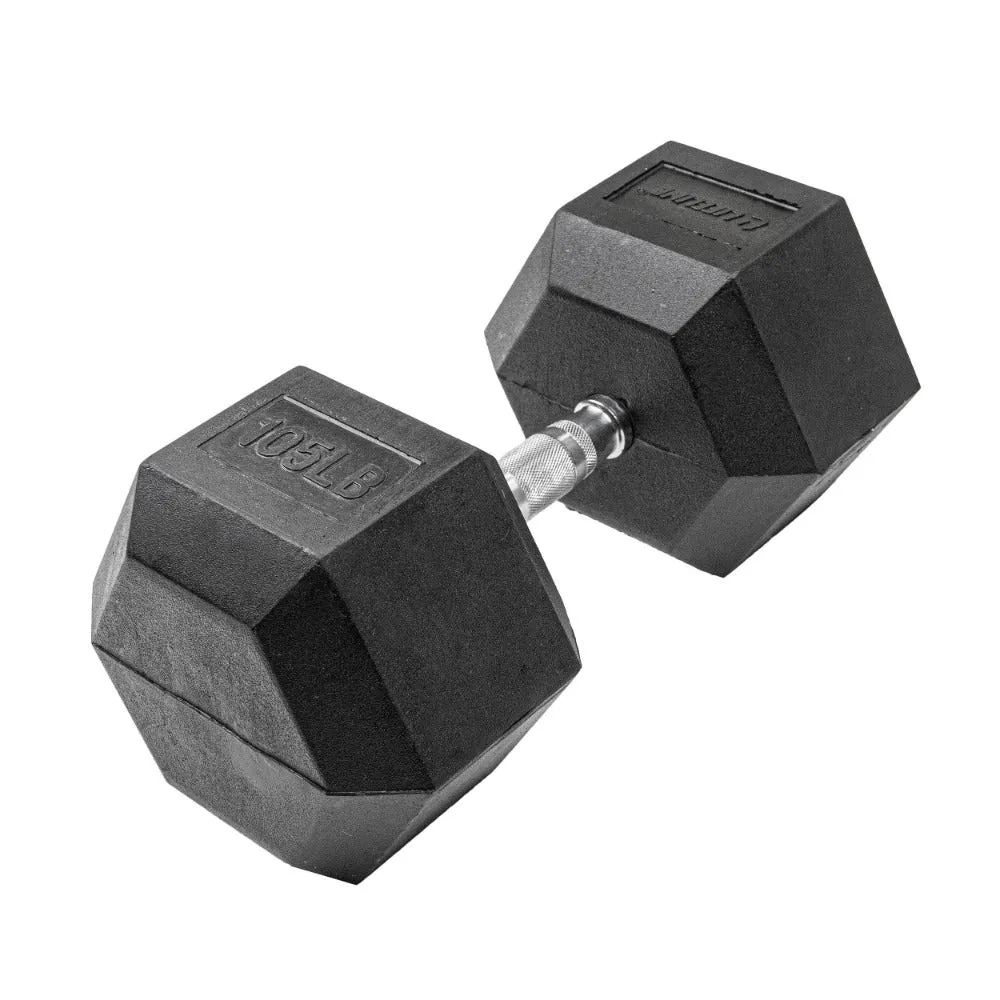 Lifeline Hex Rubber Dumbbells