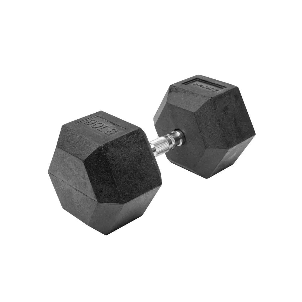 Lifeline Hex Rubber Dumbbells