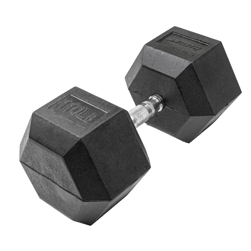 Lifeline Hex Rubber Dumbbells