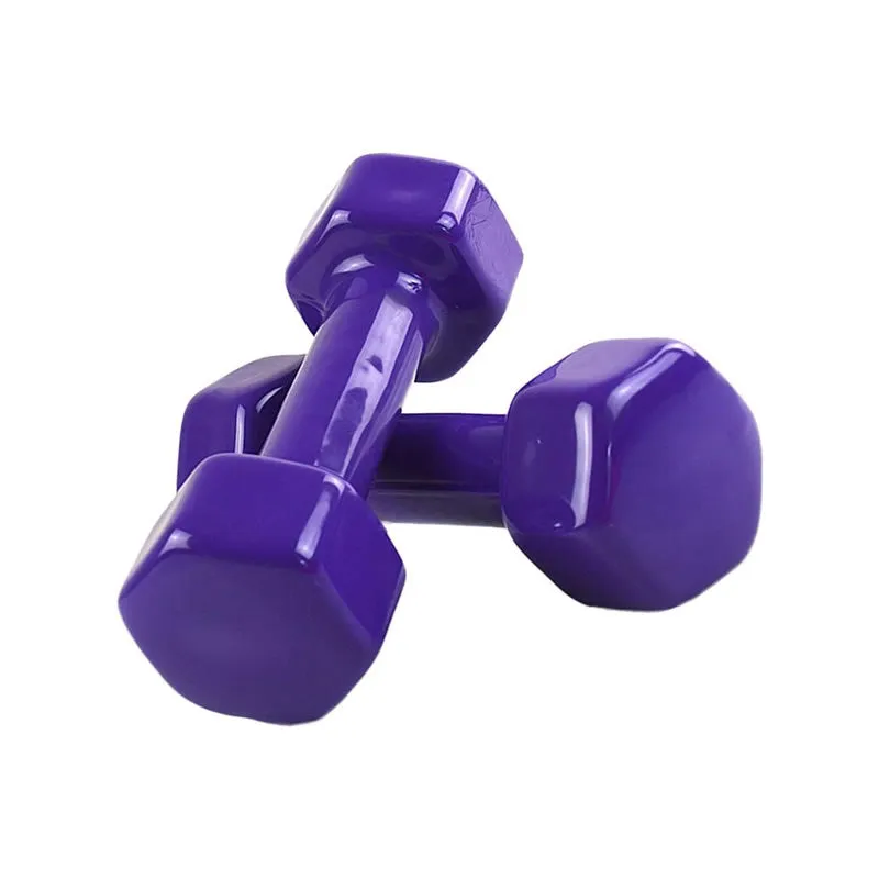 Pair Of 5Kg Vinyl Dumbbells