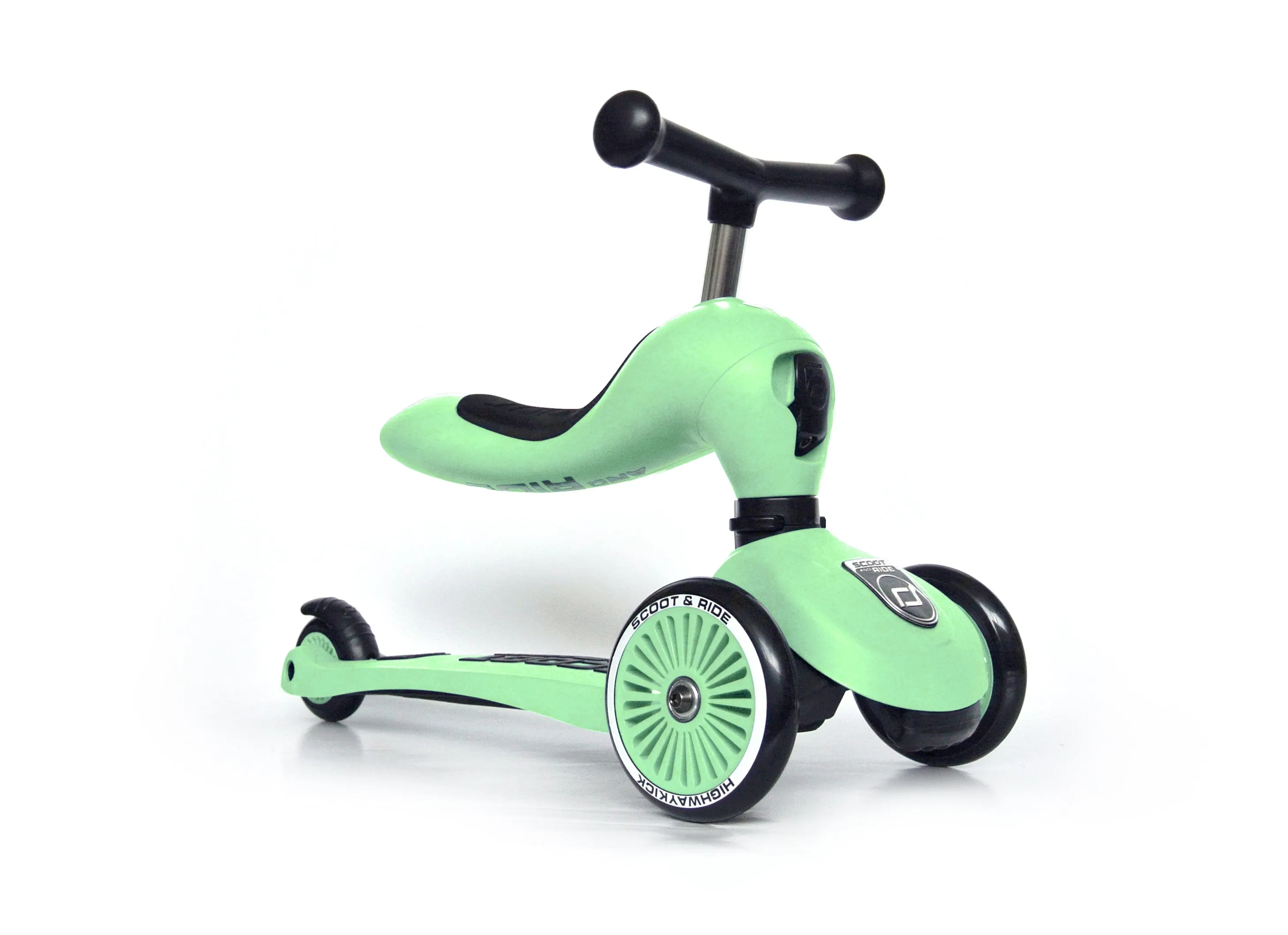 Scooter - Highwaykick 1 - 2 in 1 Kickboard/ Kickboard with Seat - Kiwi