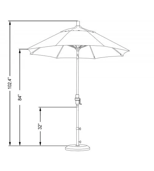 Sun Master 7.5' Fiberglass Umbrella