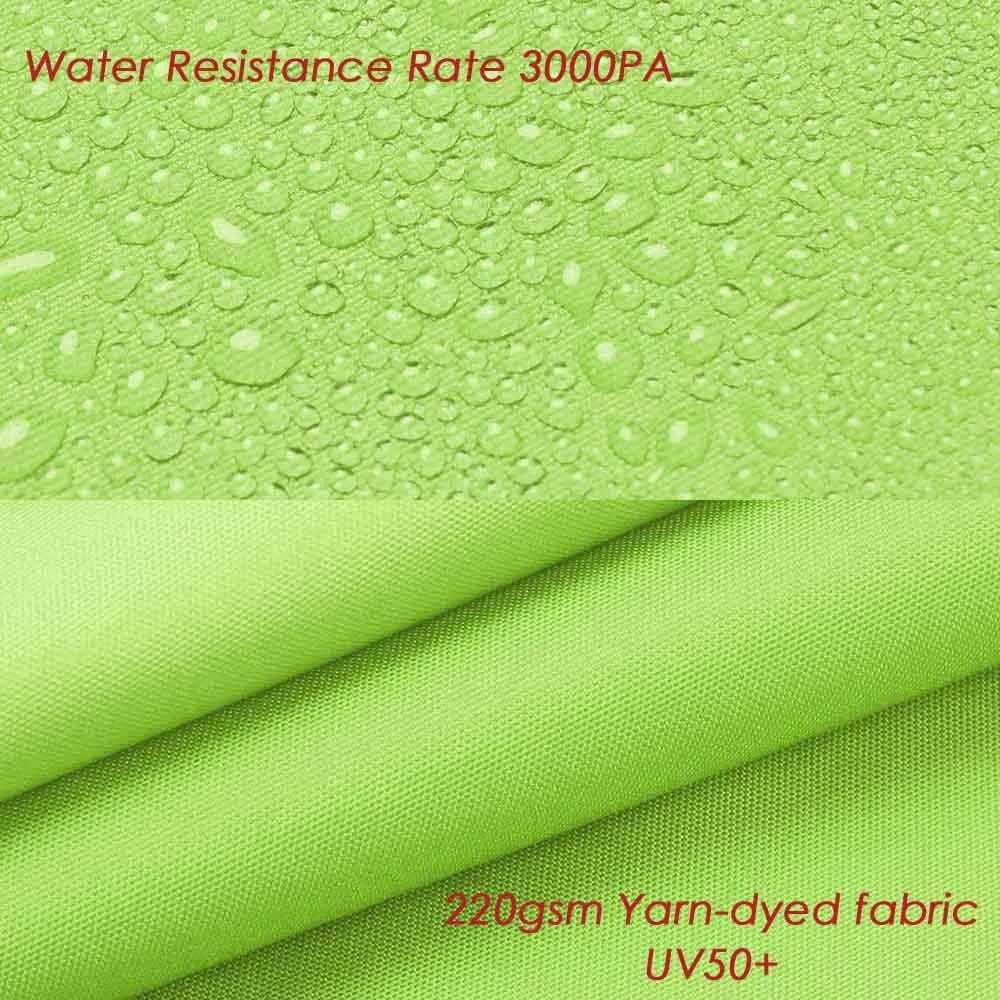 TheLAShop 9 ft 8-Rib Patio Umbrella Tilt & Crank 220g Yarn-dyed Canopy UV50 