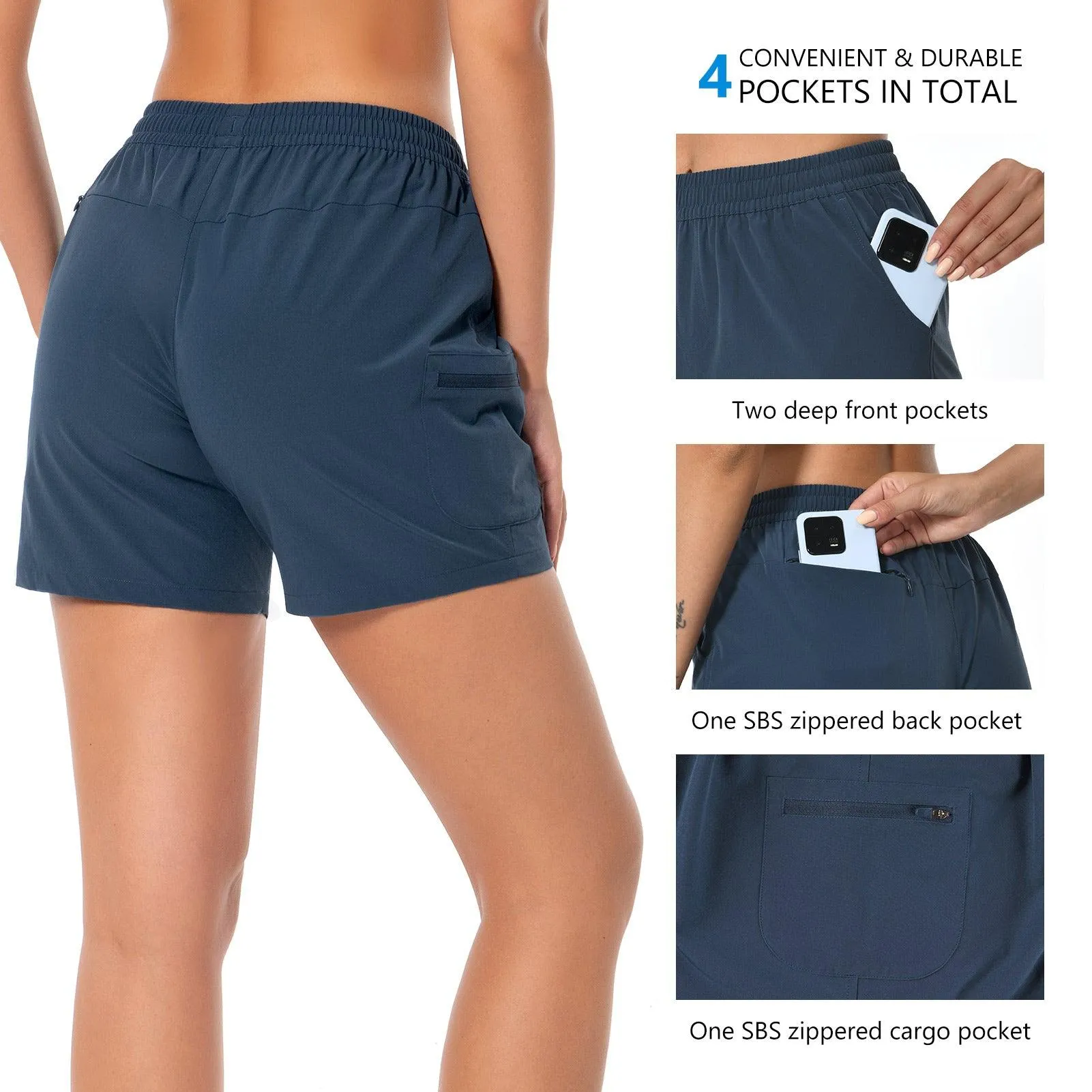 Women's 50  Quick Dry UPF 50  Cargo Shorts FP04W