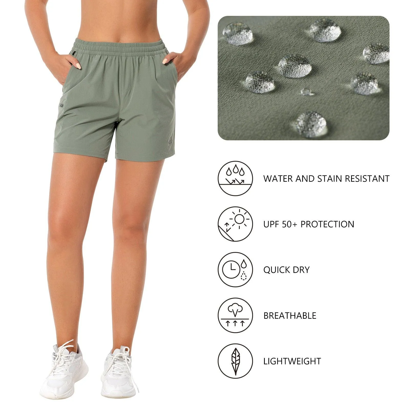 Women's 50  Quick Dry UPF 50  Cargo Shorts FP04W