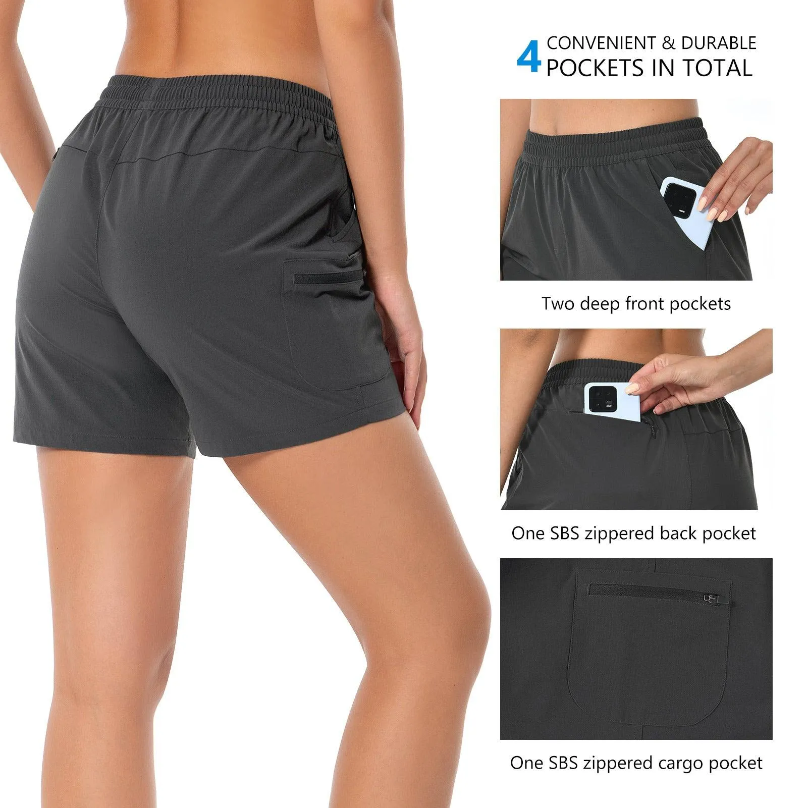 Women's 50  Quick Dry UPF 50  Cargo Shorts FP04W