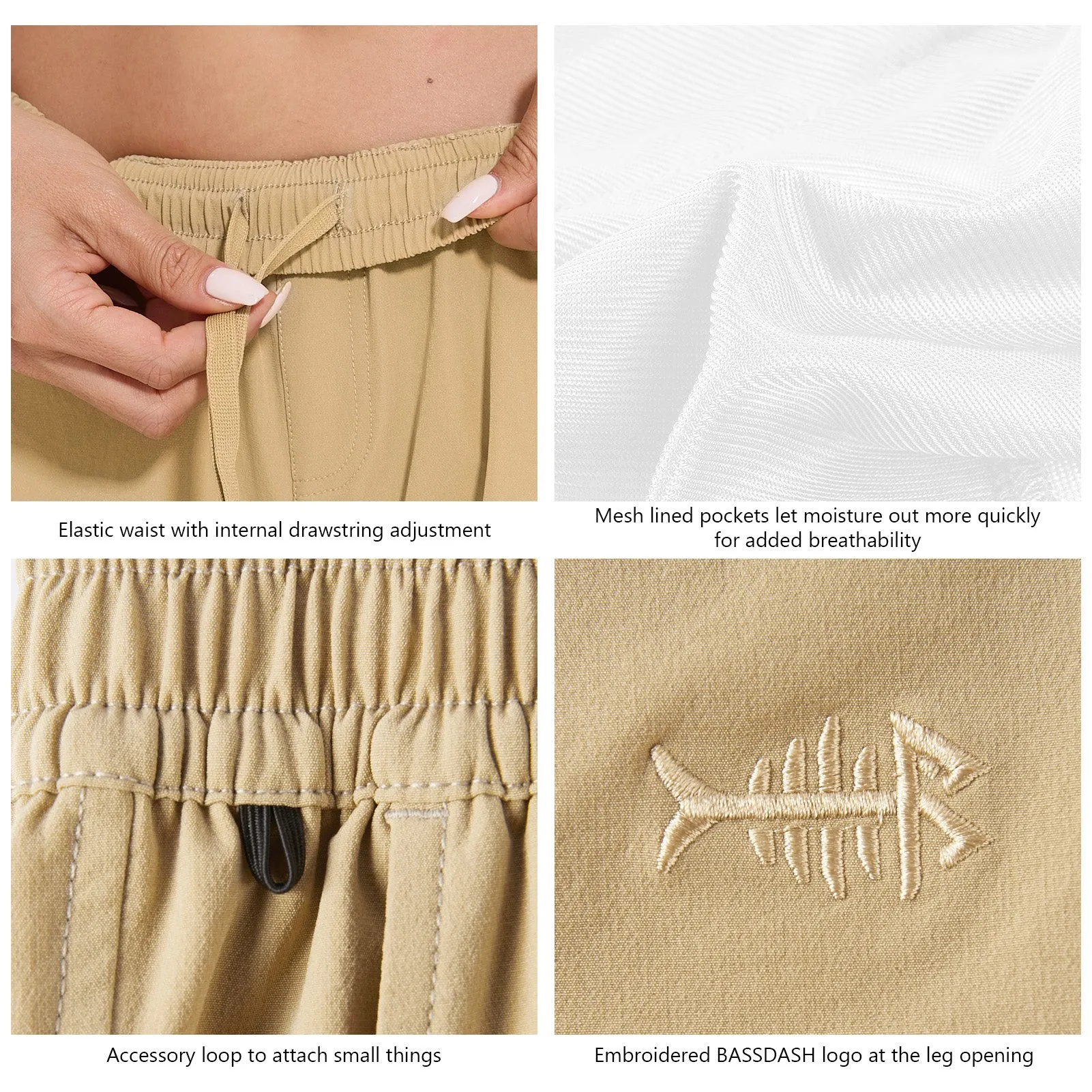 Women's 50  Quick Dry UPF 50  Cargo Shorts FP04W