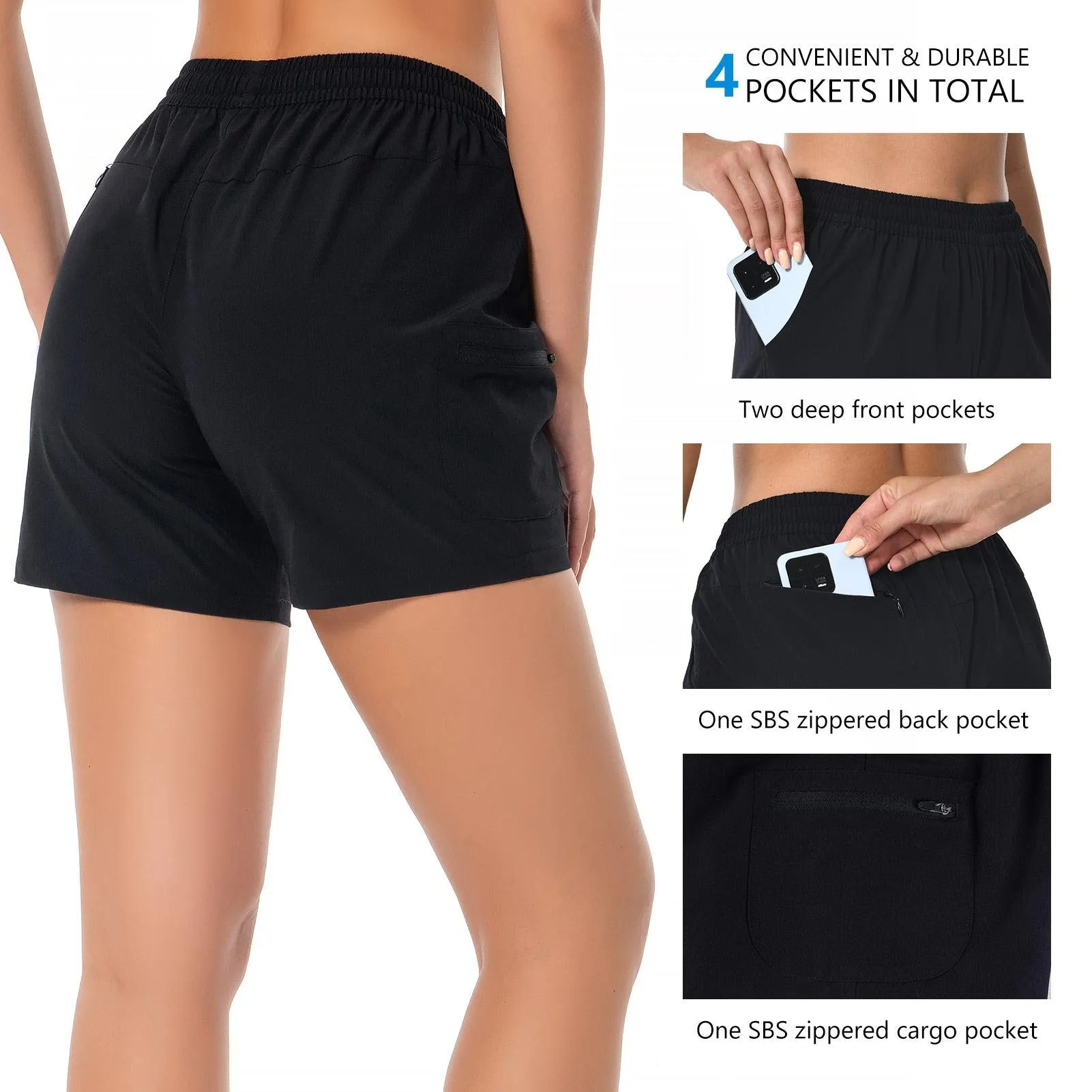 Women's 50  Quick Dry UPF 50  Cargo Shorts FP04W